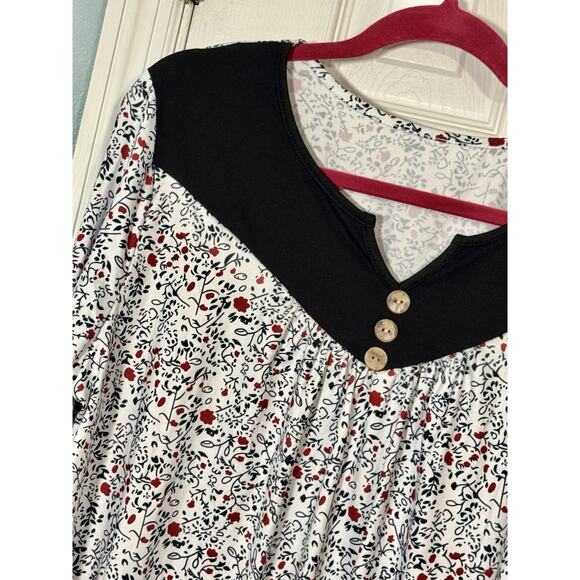 1XL Lot Of 4 Items, SHEIN Crv, Sweatshirts, Blouses, Polyester Blend, Breathable - Picture 3 of 14